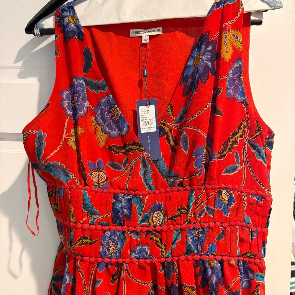Rebecca Minkoff Lucy Sleeveless Floral-Print